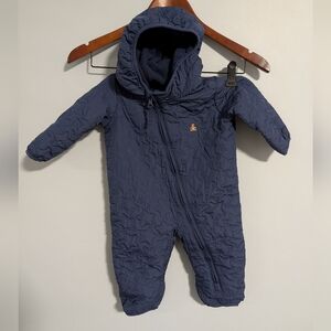 GAP Quilted Navy Kids Footie
